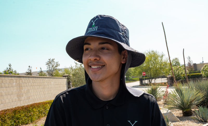 Talos SunGuard Hat (Blue-Grey)