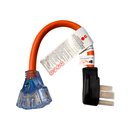 50A 120/250 14-50P PLUG TO (3) NEMA 6-15/20 TRI-OUTLETS